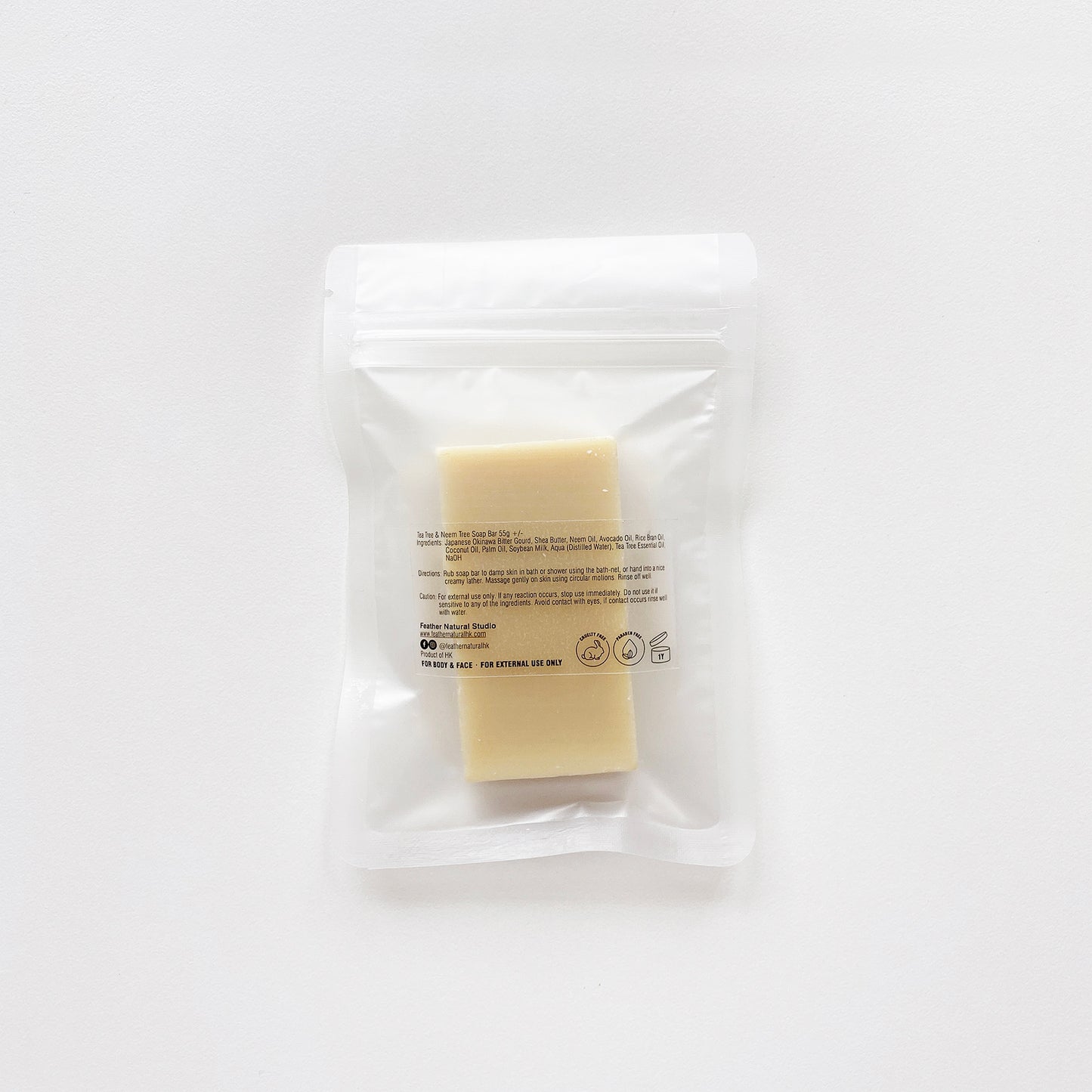 茶樹苦楝抗炎洗臉皂